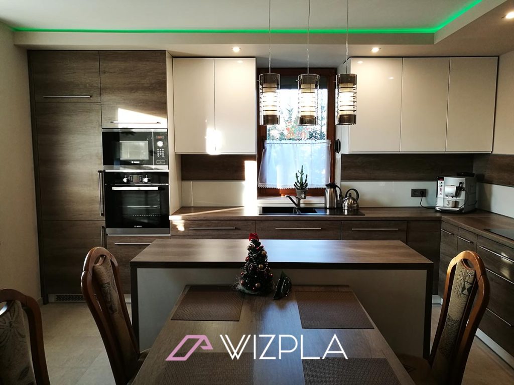 kuchnia ciemne drzewo wizpla kuchnie